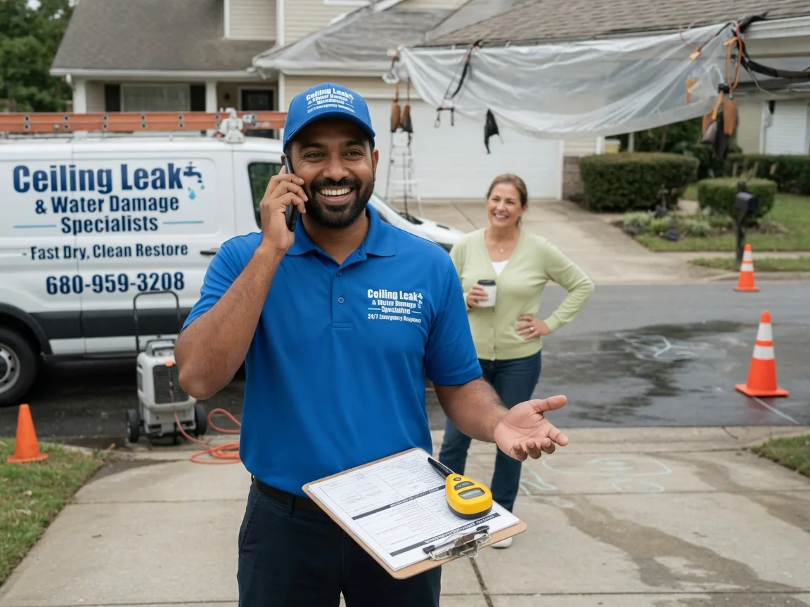 Ceiling Leak Cleanup Garrison, ND FAQs